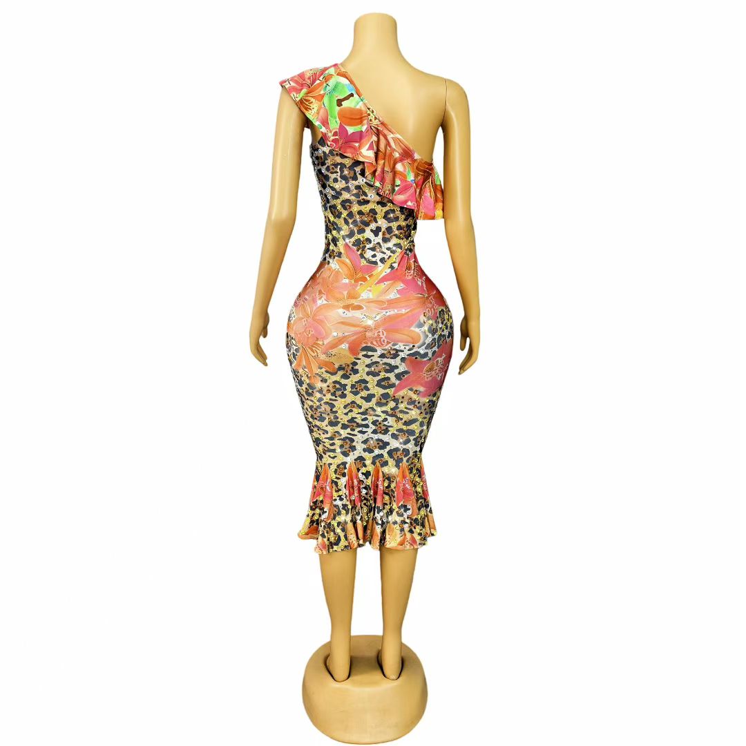 CELESINYI Heyebao Crystal Mermaid Gown