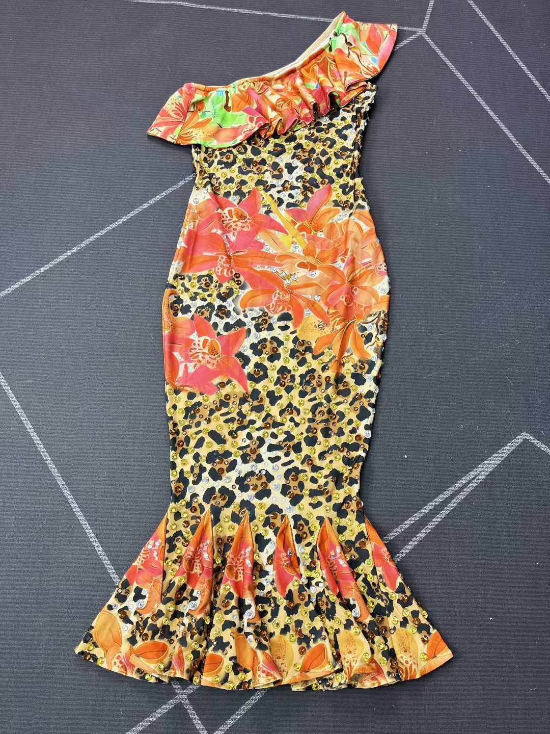 CELESINYI Heyebao Crystal Mermaid Gown