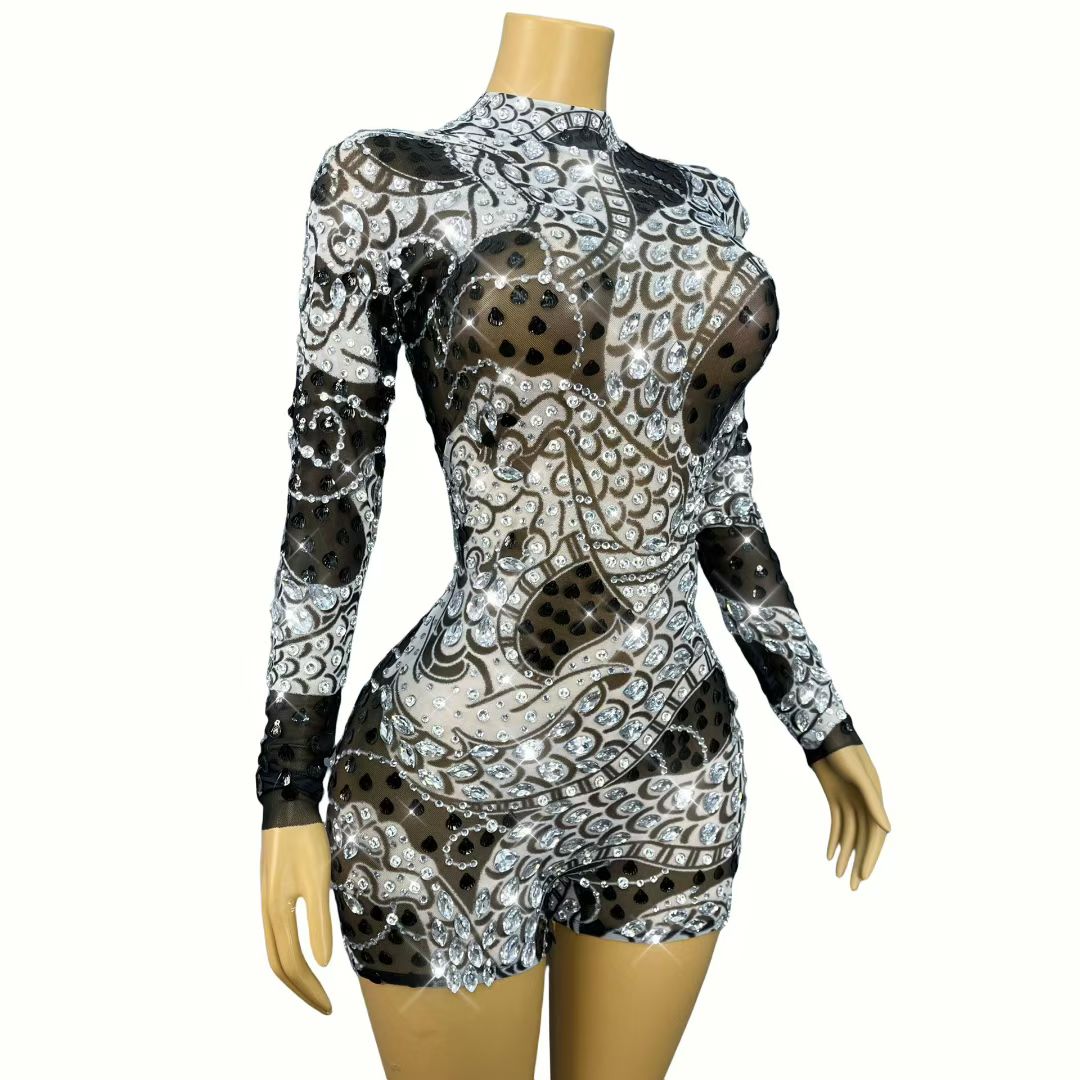 CELESINYI Heijiaolong Crystal Dragon Bodysuit