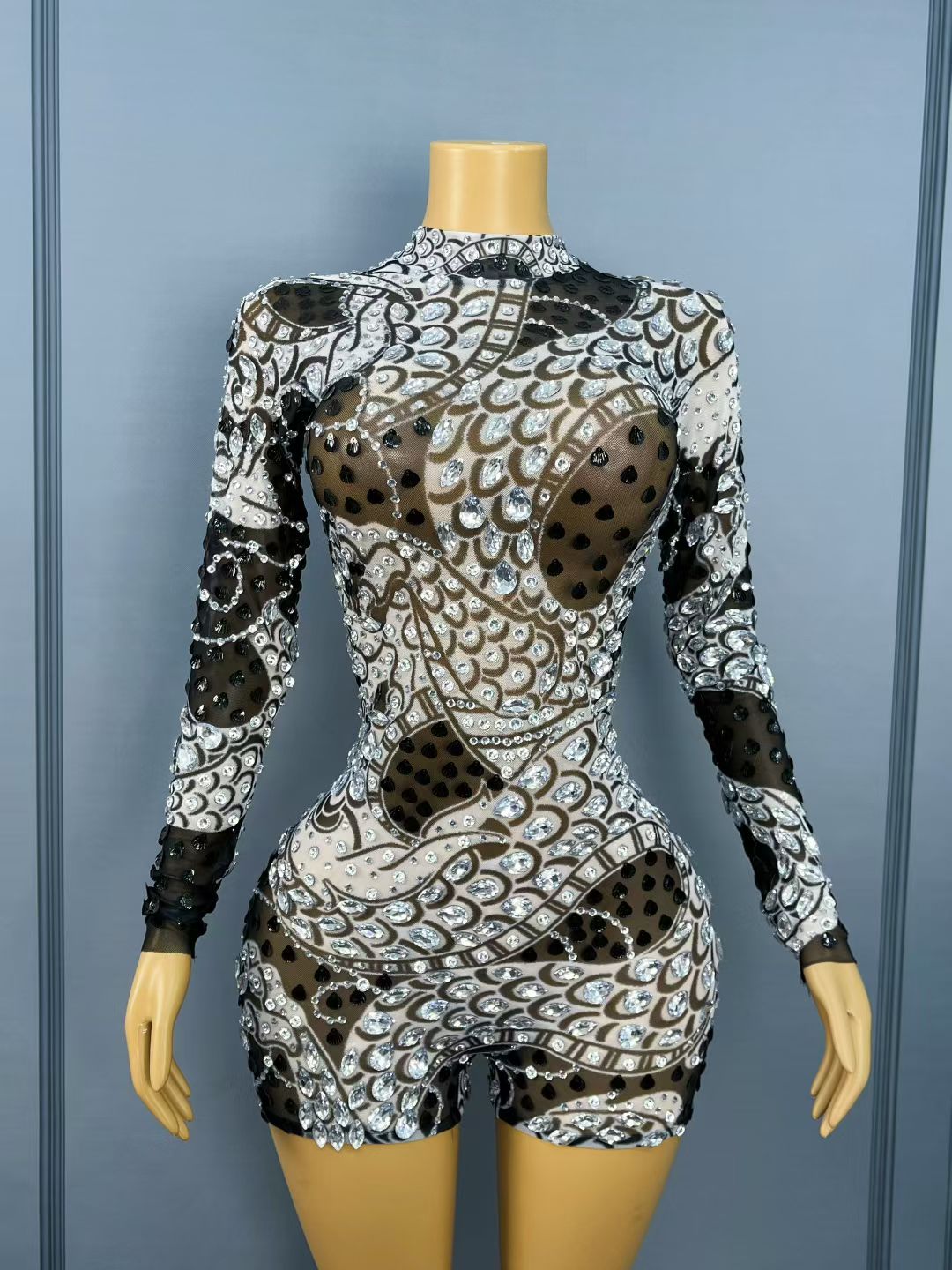 CELESINYI Heijiaolong Crystal Dragon Bodysuit