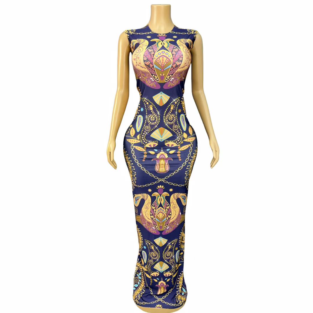 CELESINYI Gudian Crystal Baroque Gown