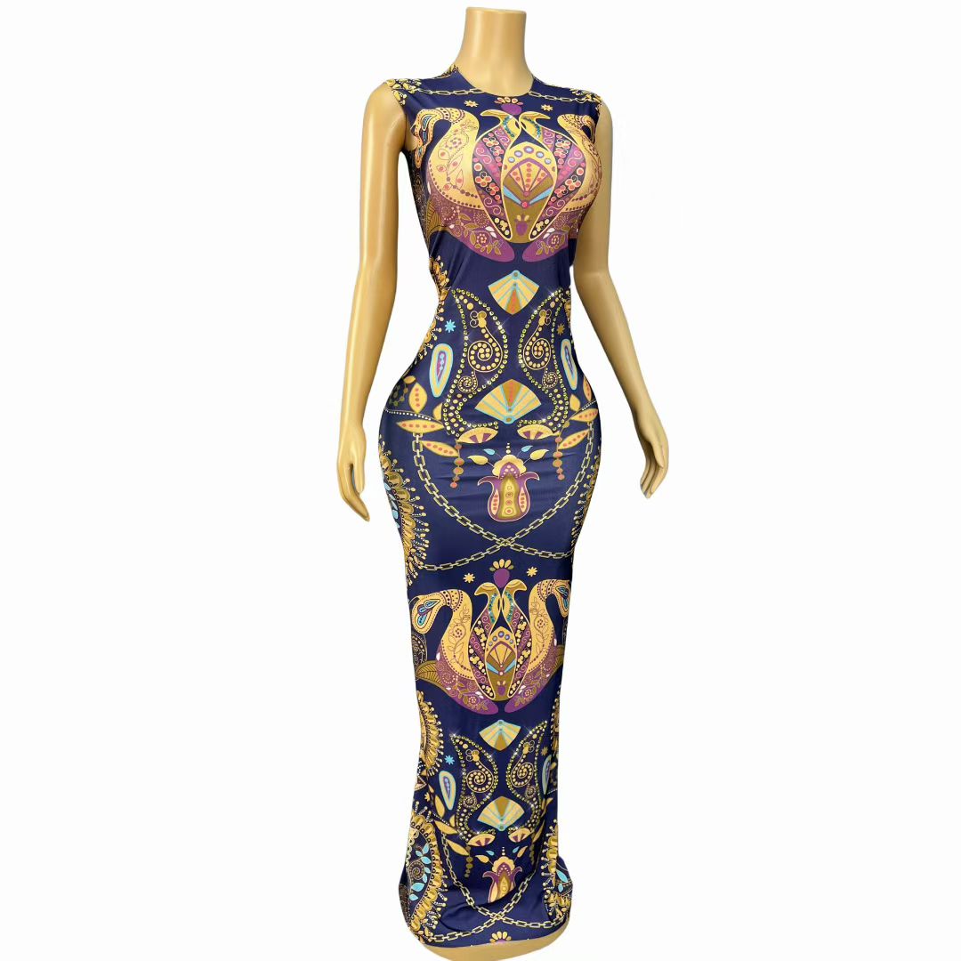 CELESINYI Gudian Crystal Baroque Gown