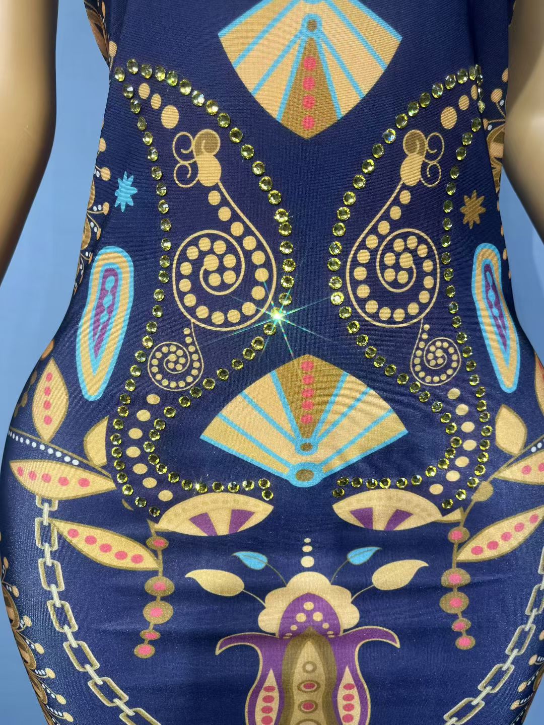 CELESINYI Gudian Crystal Baroque Gown