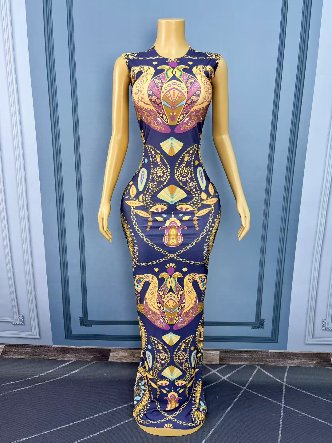 CELESINYI Gudian Crystal Baroque Gown