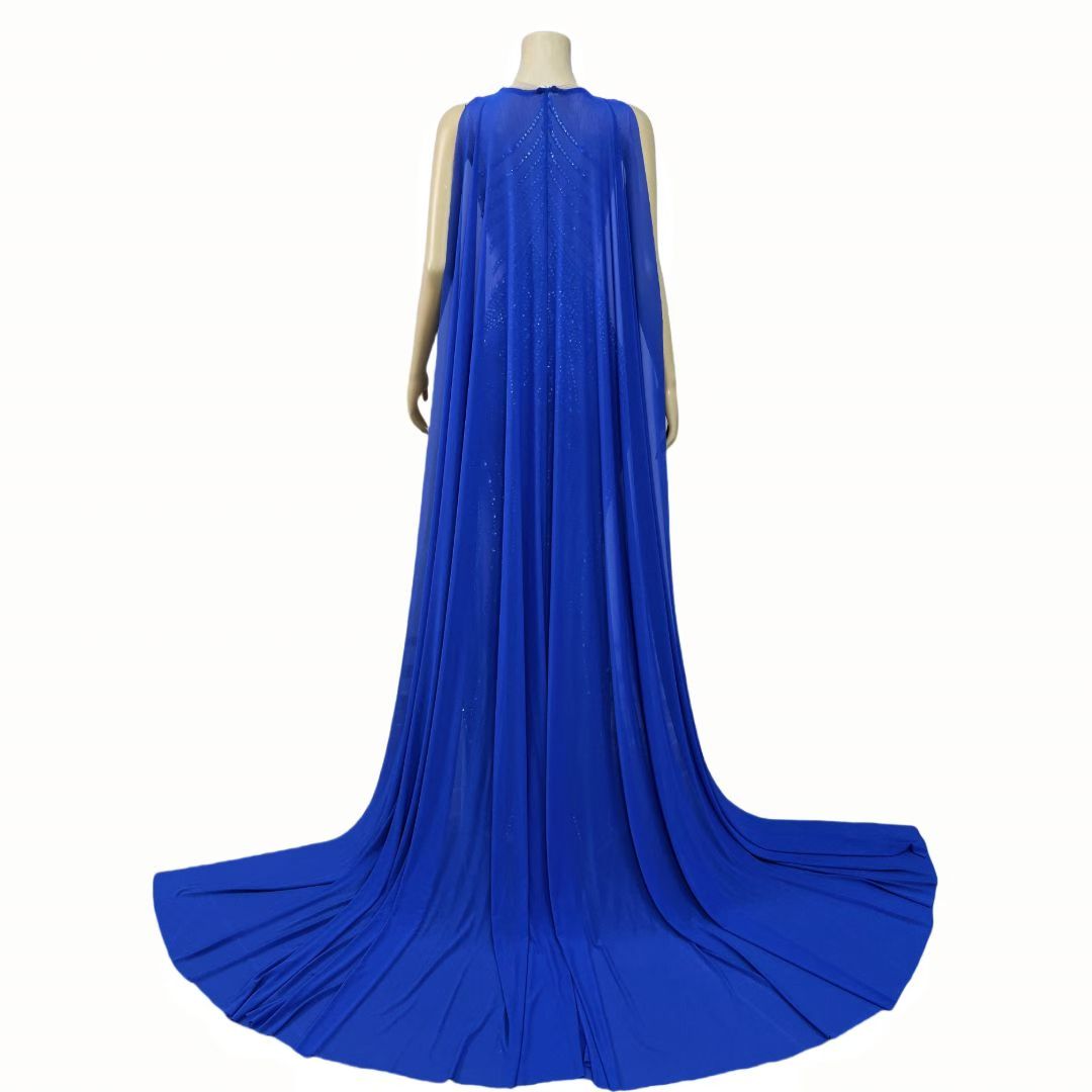 CELESINYI Lanjingling Crystal Cape Gown