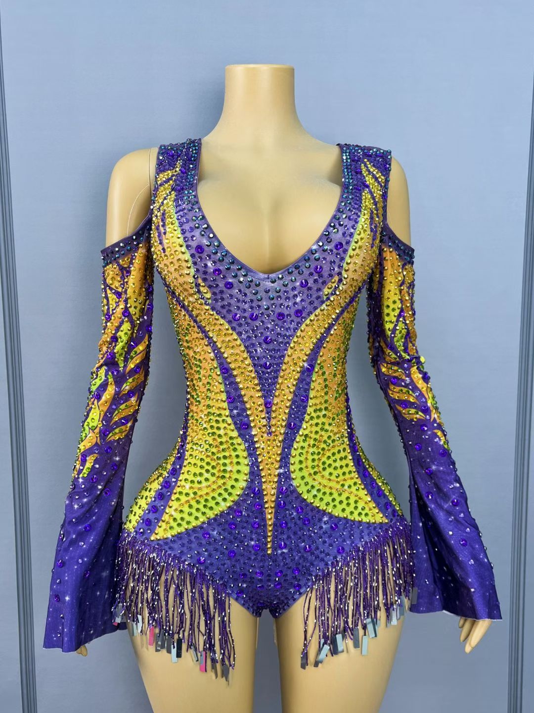 CELESINYI Zijinju Crystal Horse Leotard