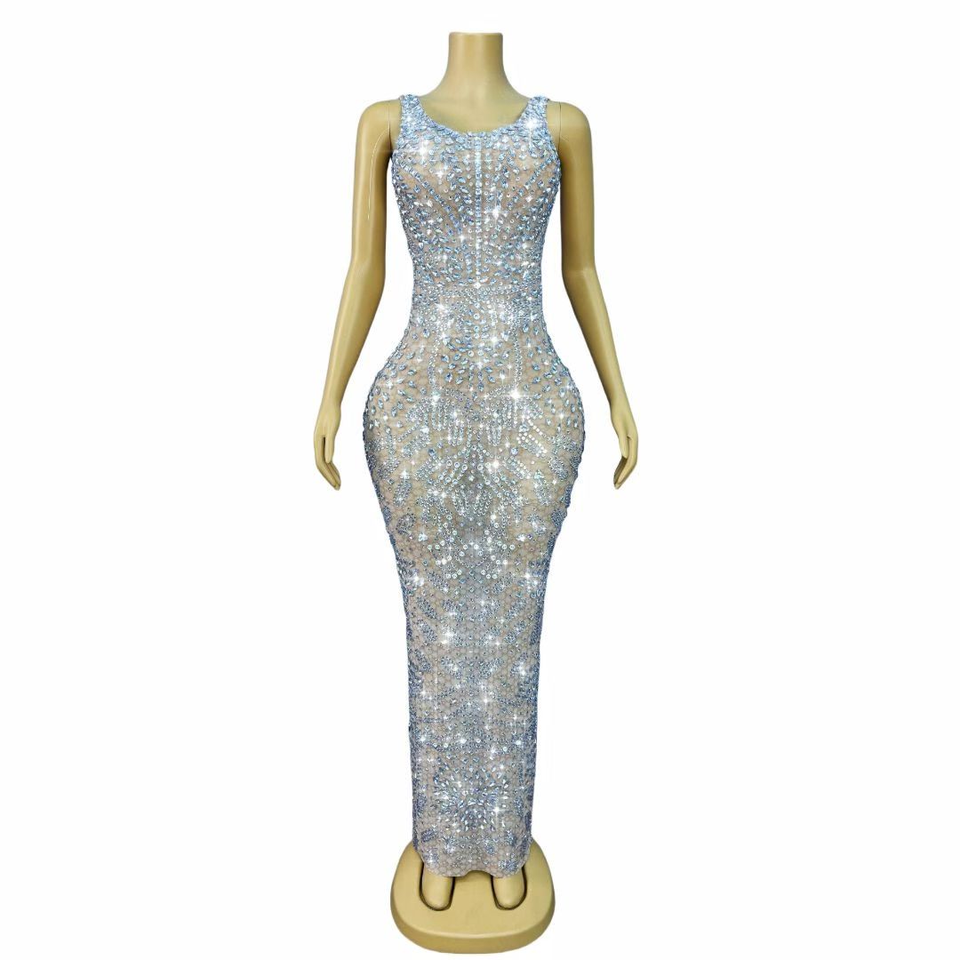 CELESINYI Baixuehua Crystal Snow Flower Gown