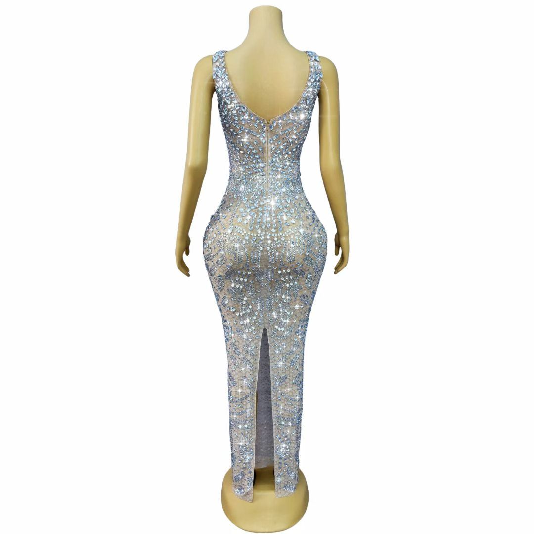 CELESINYI Baixuehua Crystal Snow Flower Gown