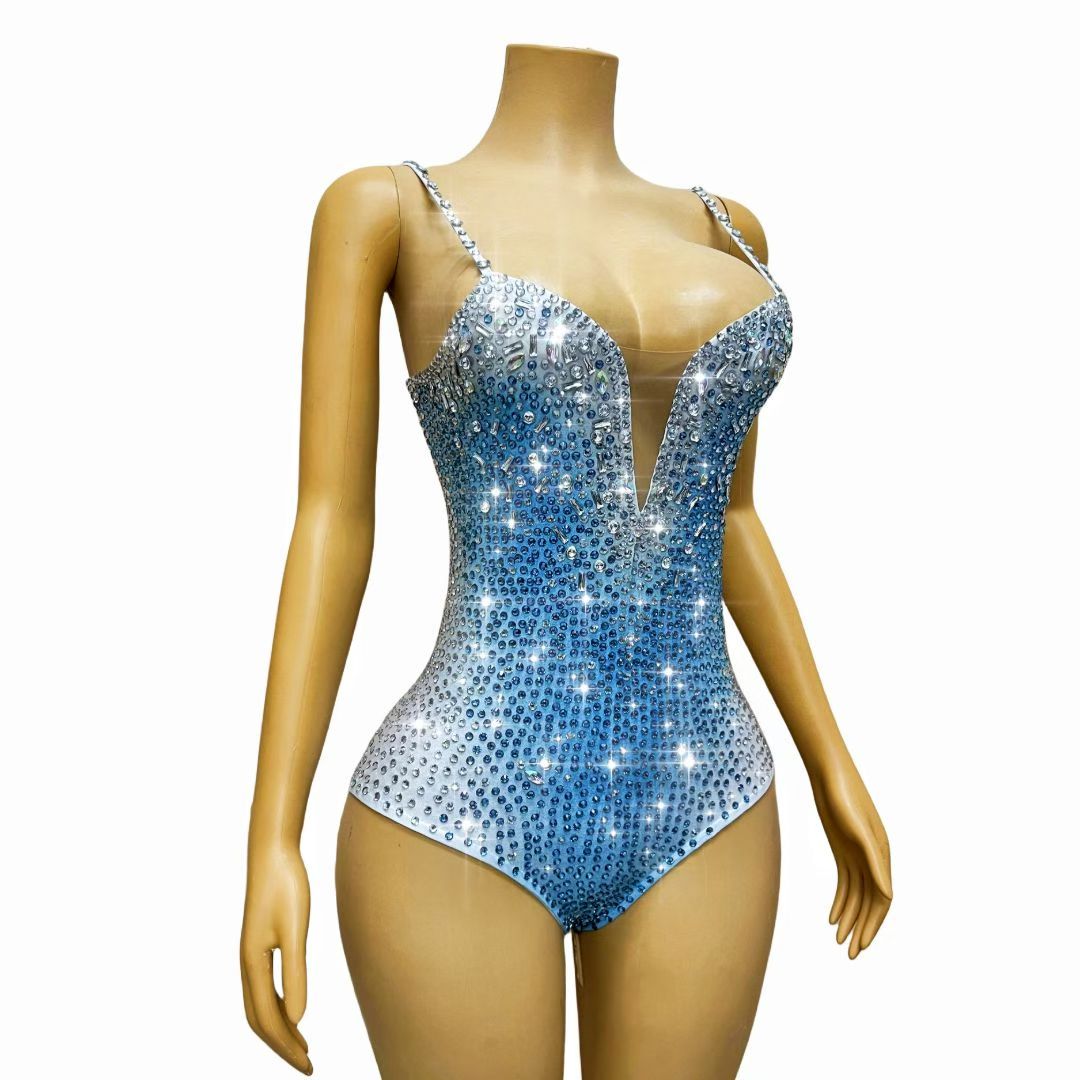 CELESINYI Bingqilin Crystal Ice Cream Bodysuit