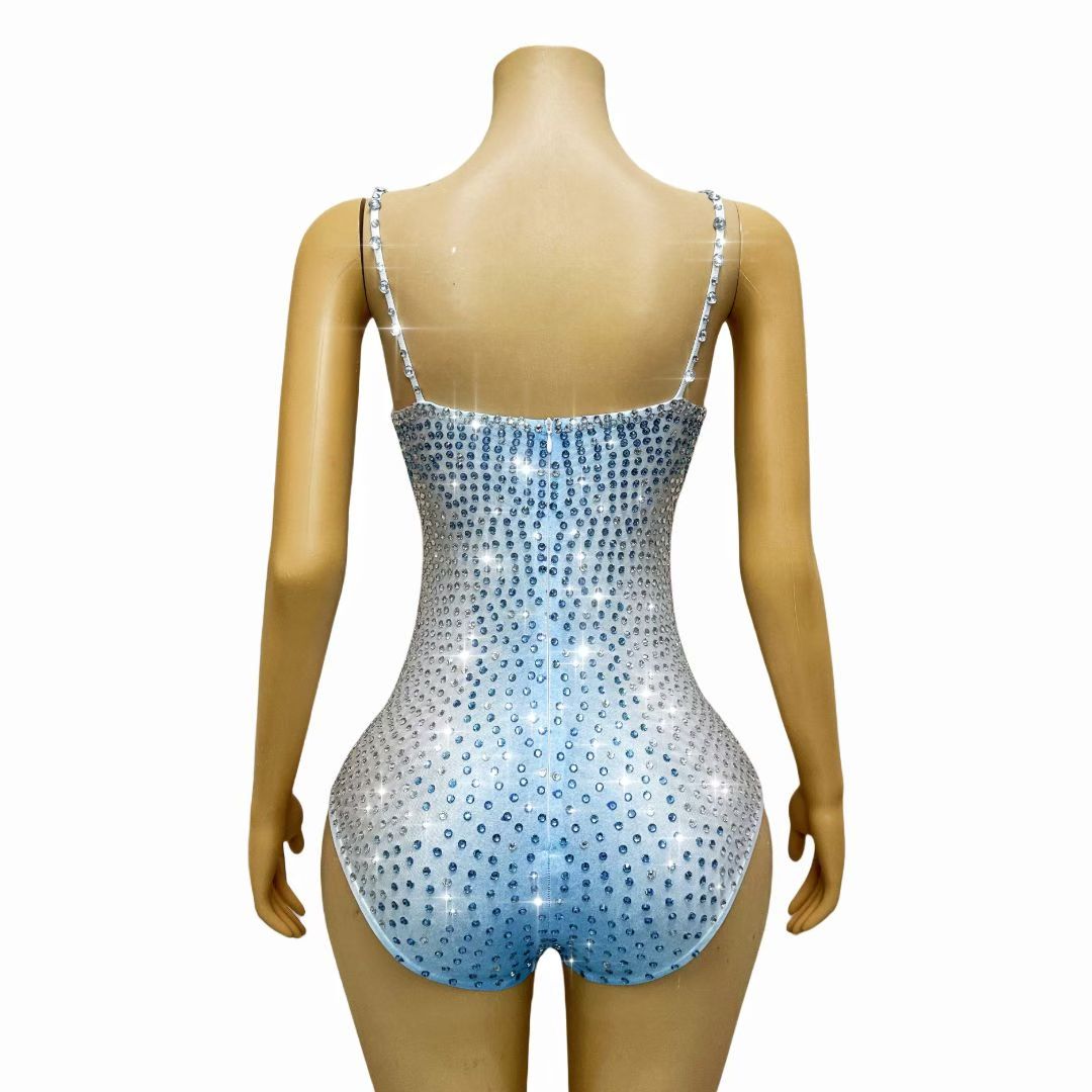 CELESINYI Bingqilin Crystal Ice Cream Bodysuit