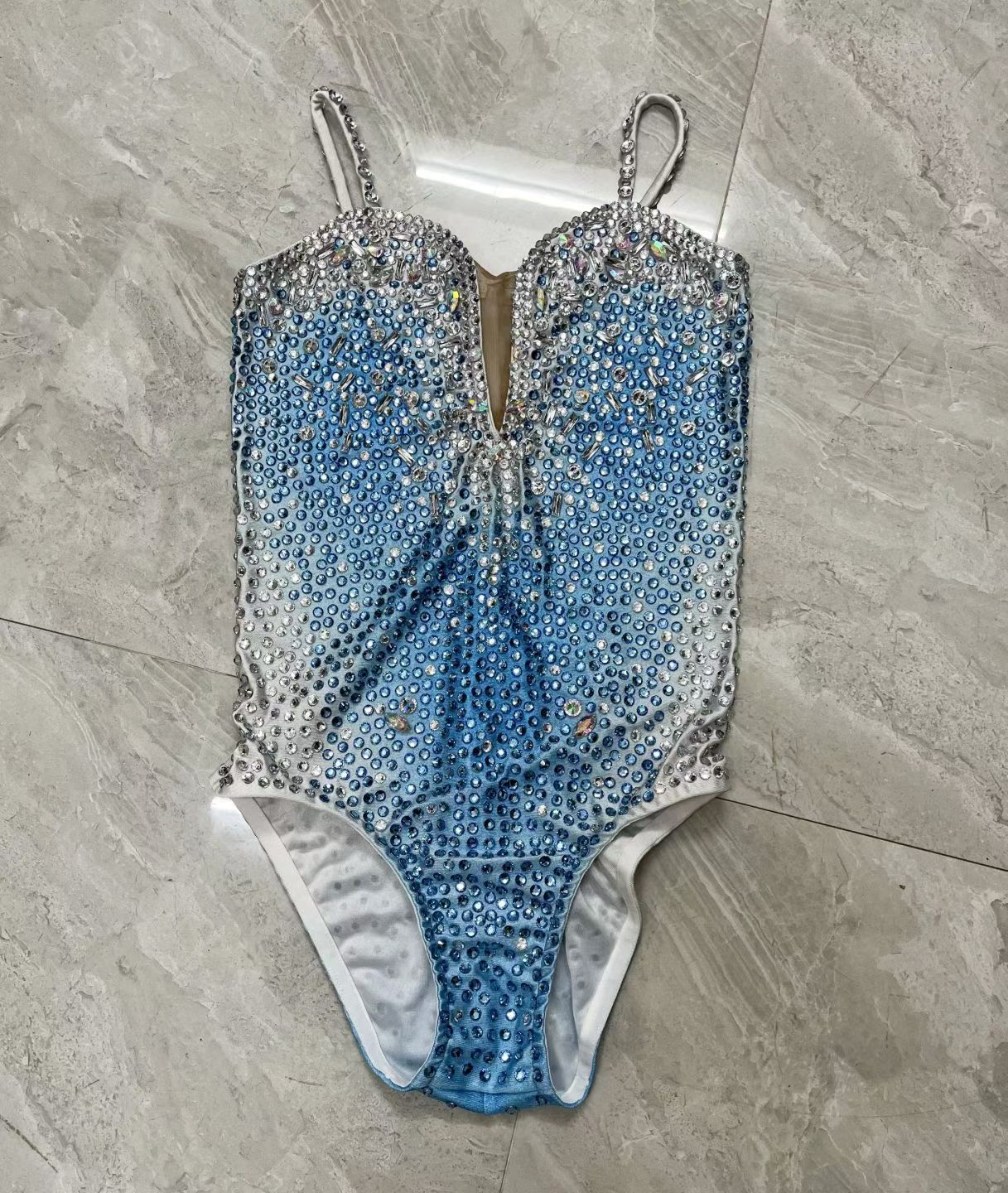 CELESINYI Bingqilin Crystal Ice Cream Bodysuit