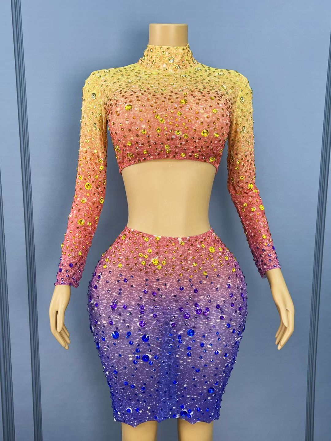 CELESINYI Xingcaijing Crystal Gradient Two-Piece Set