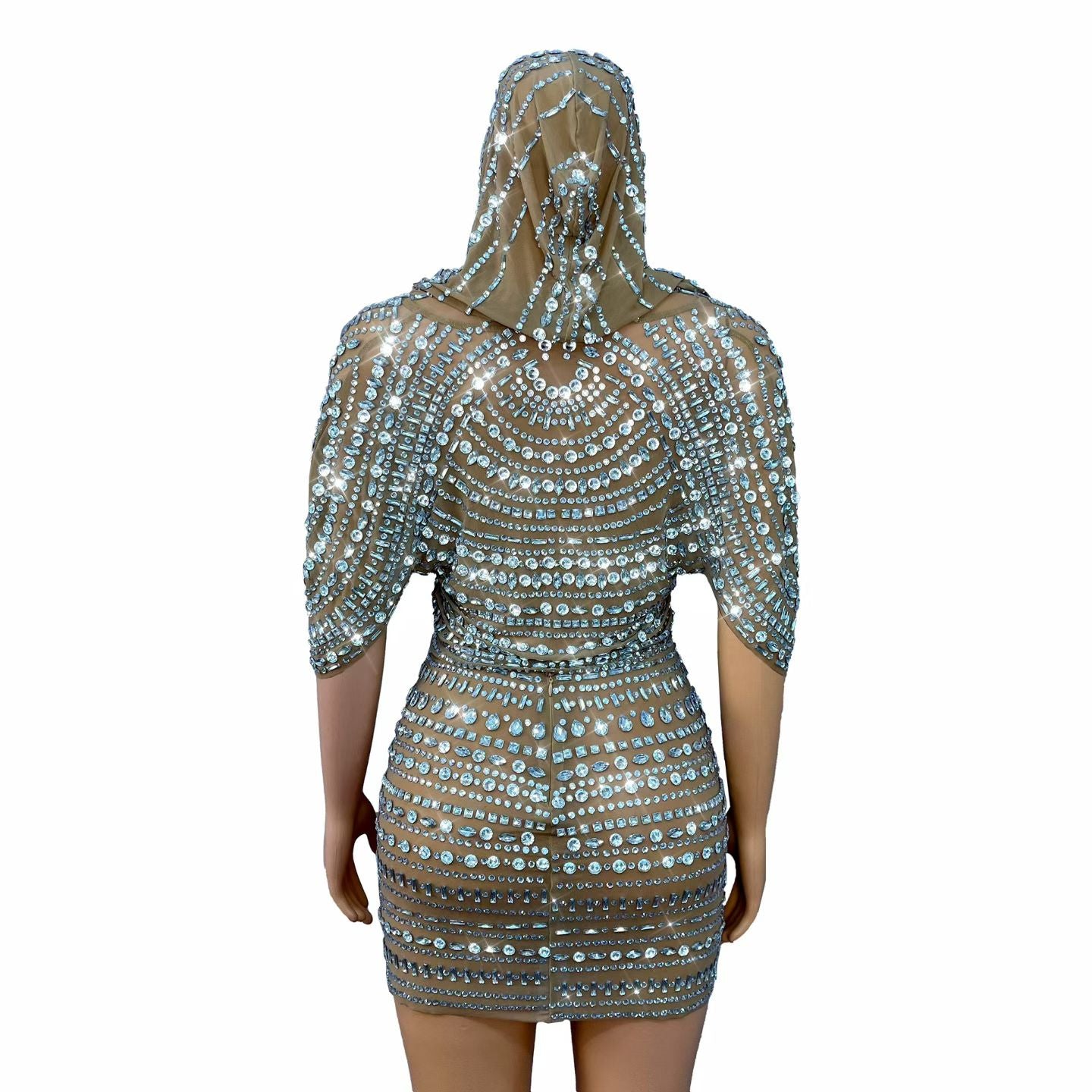 CELESINYI Taotouyi Crystal Nude Hooded Set