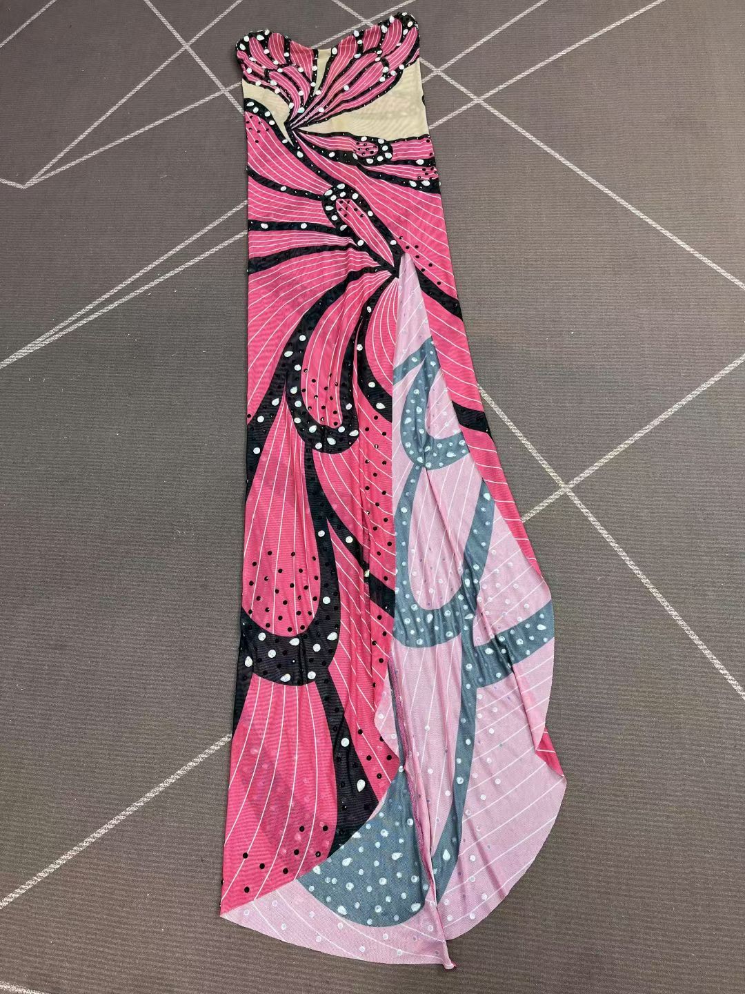 CELESINYI Fenlidie Crystal Pink Butterfly Gown