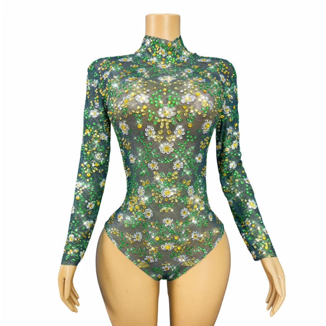 CELESINYI Xiaochuju Crystal Daisy Leotard
