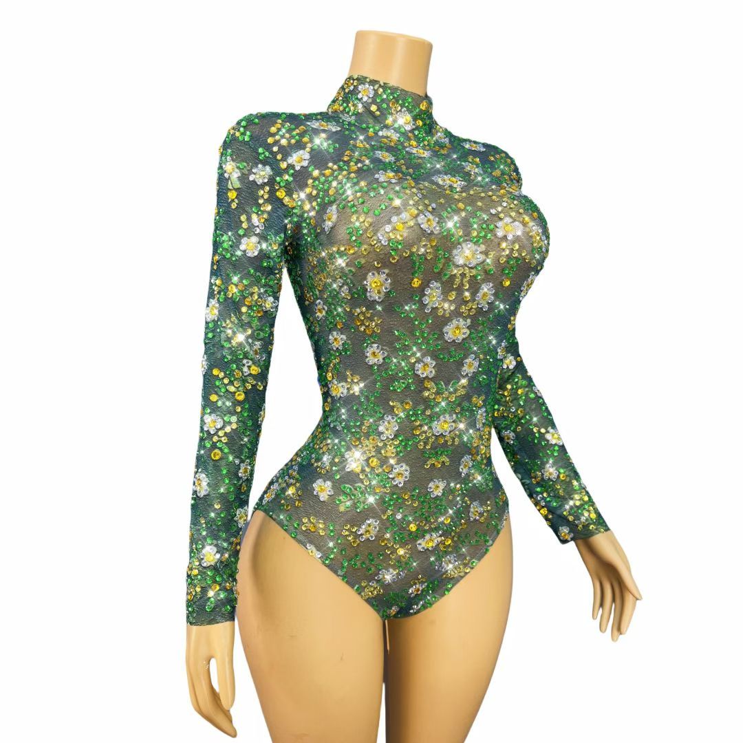 CELESINYI Xiaochuju Crystal Daisy Leotard