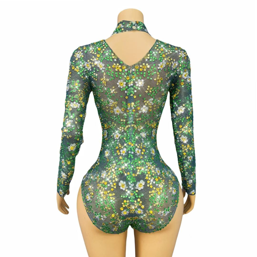 CELESINYI Xiaochuju Crystal Daisy Leotard