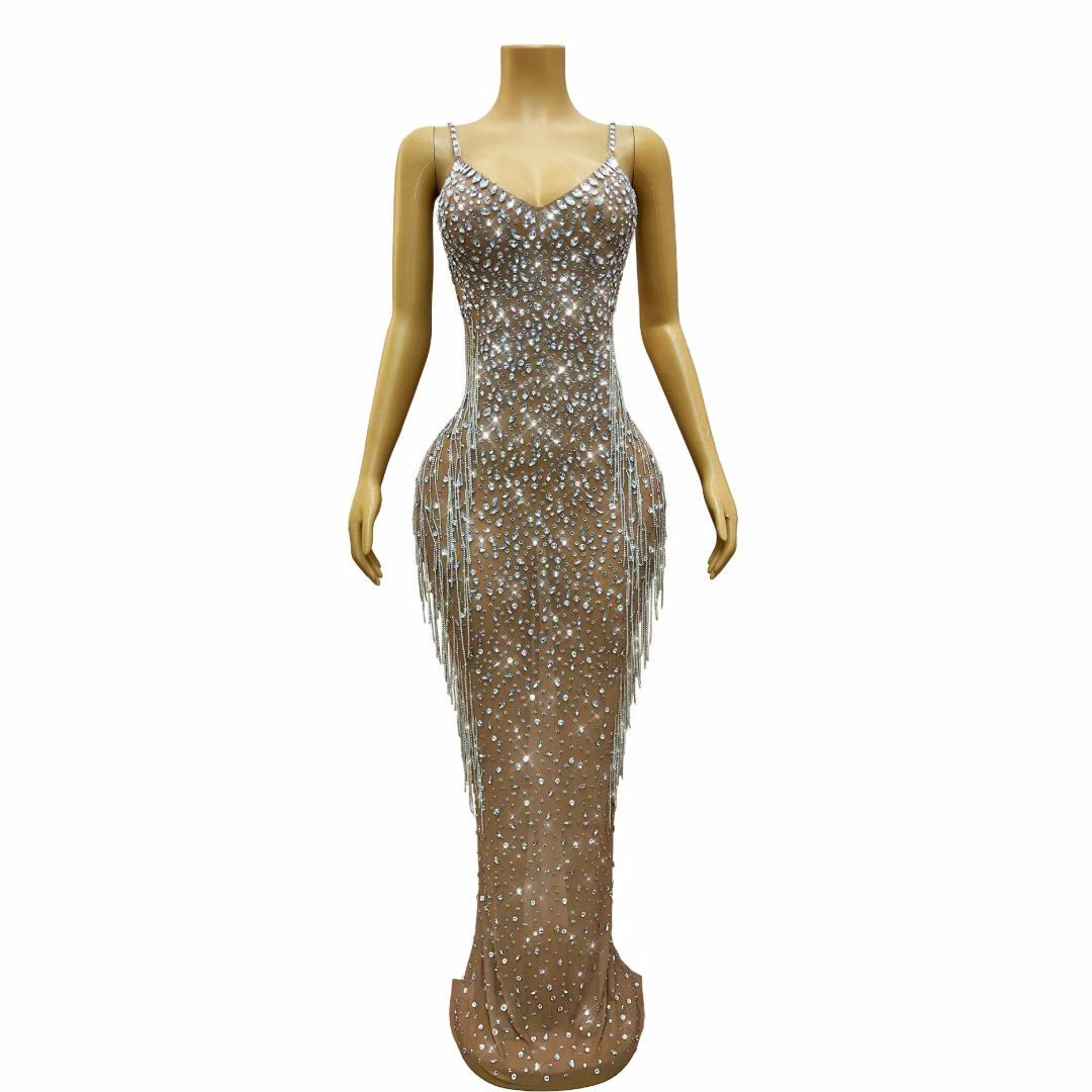 CELESINYI Xingqi Crystal White Gown