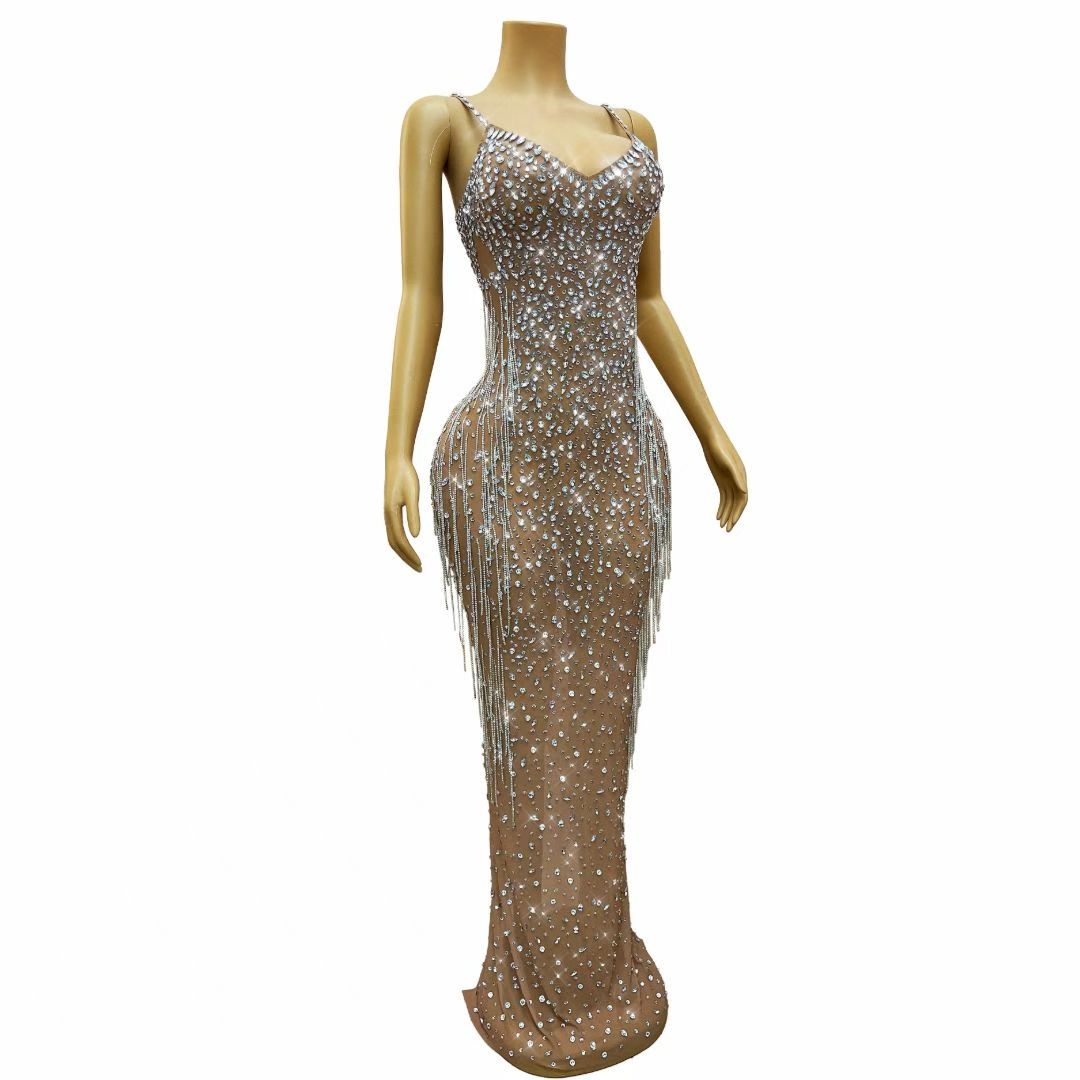 CELESINYI Xingqi Crystal White Gown