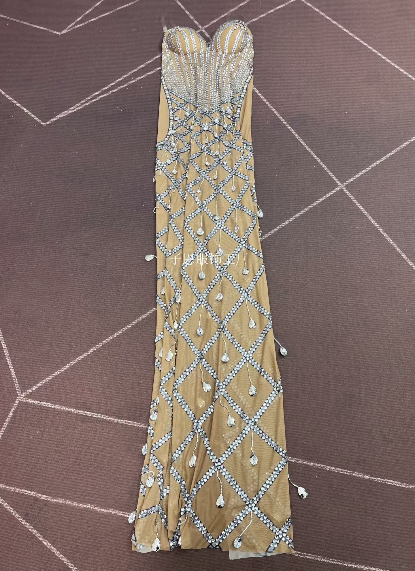 CELESINYI Zhuixinglian Crystal Sweetheart Bodysuit