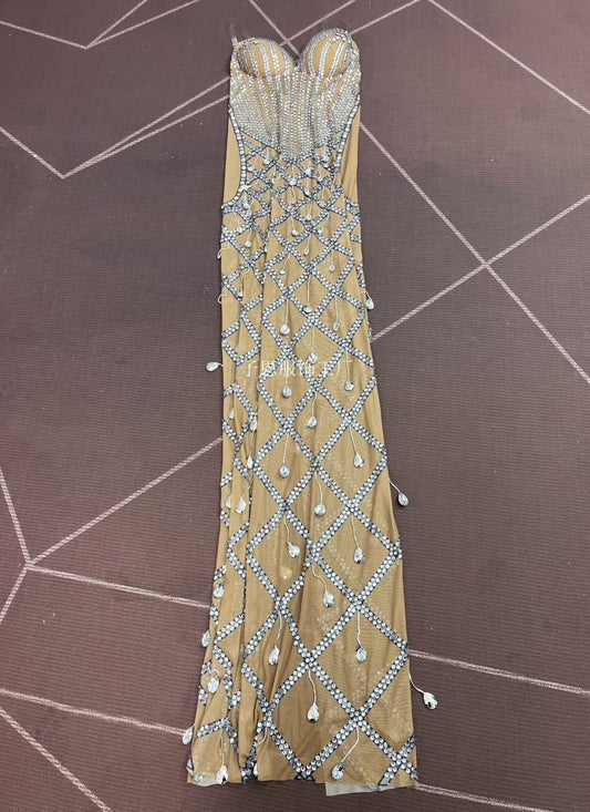 CELESINYI Zhuixinglian Crystal Sweetheart Bodysuit