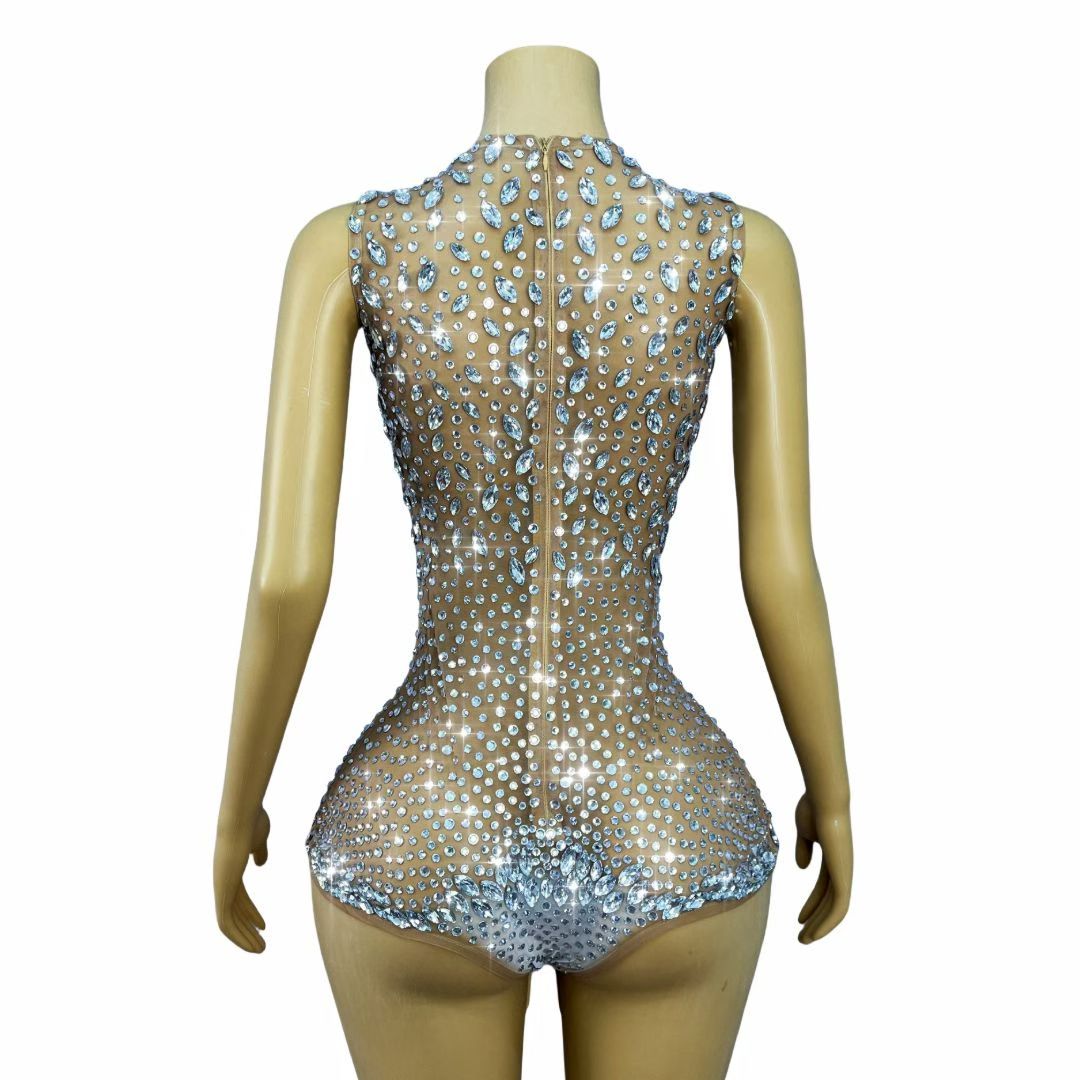 CELESINYI Xingantou Crystal Wing Bodysuit Skirt Set