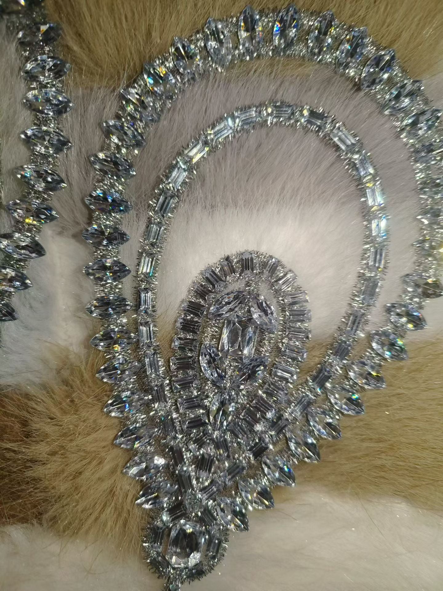 CELESINYI Daerhuan Crystal Chandelier Drop Earrings