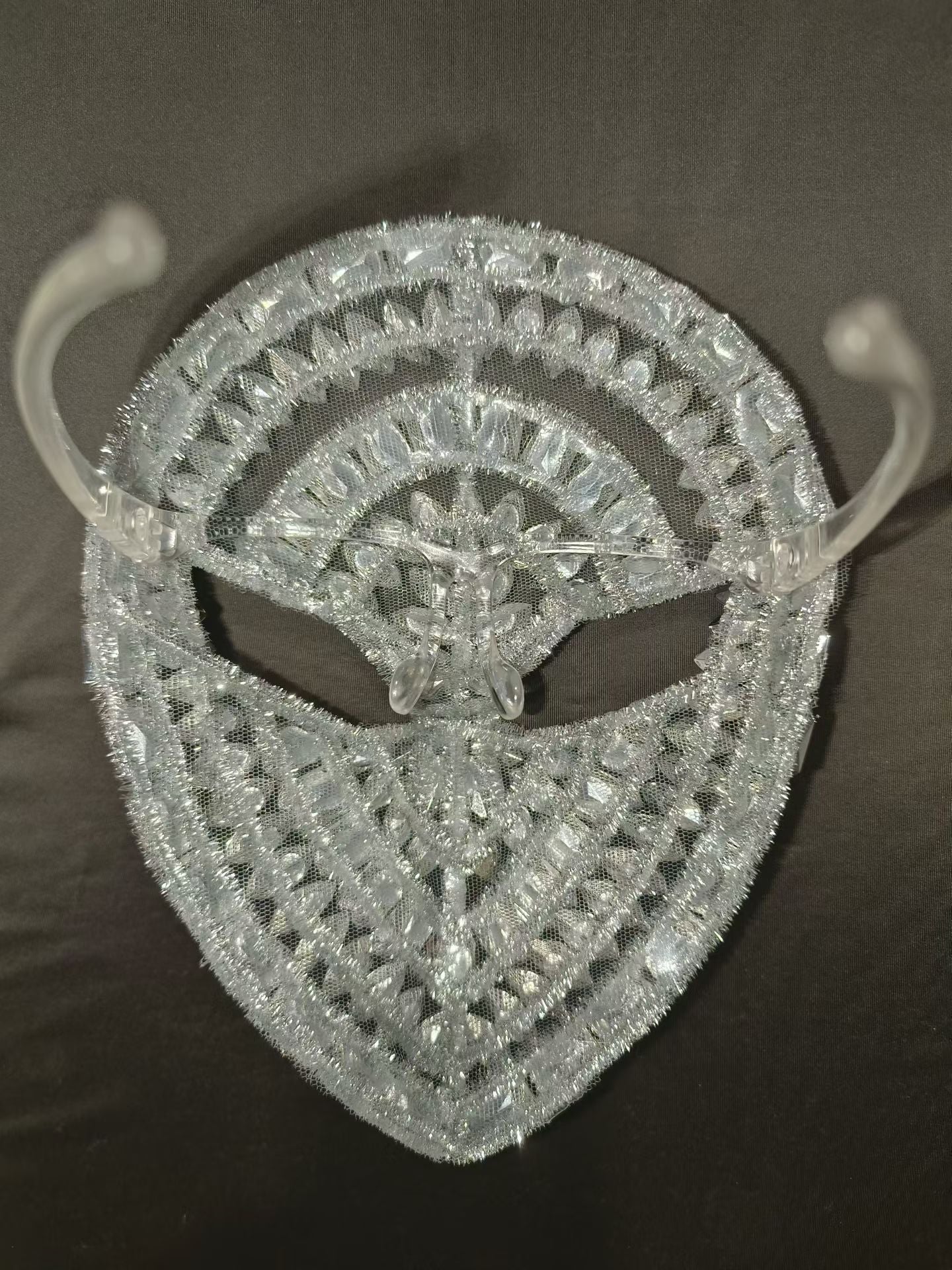 CELESINYI Manzuanmianju Crystal Full Diamond Face Mask