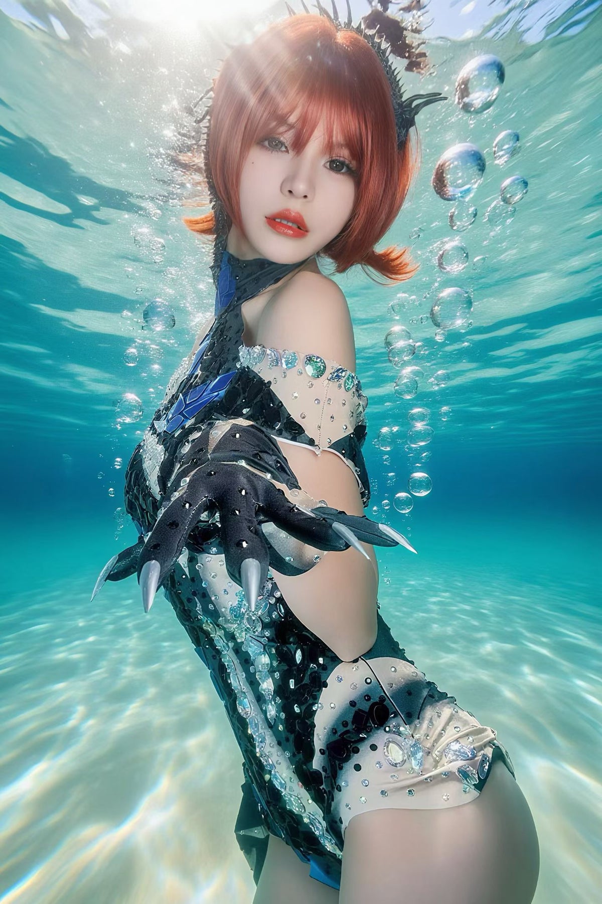 CELESINYI Yiren Crystal Shard Bodysuit