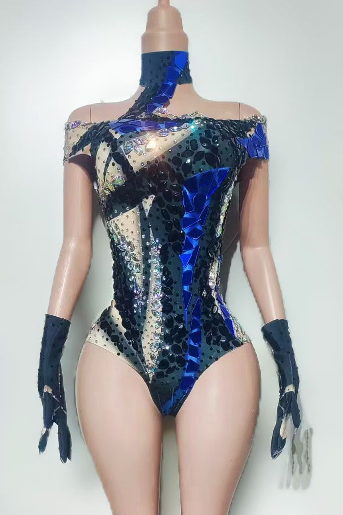 CELESINYI Yiren Crystal Shard Bodysuit
