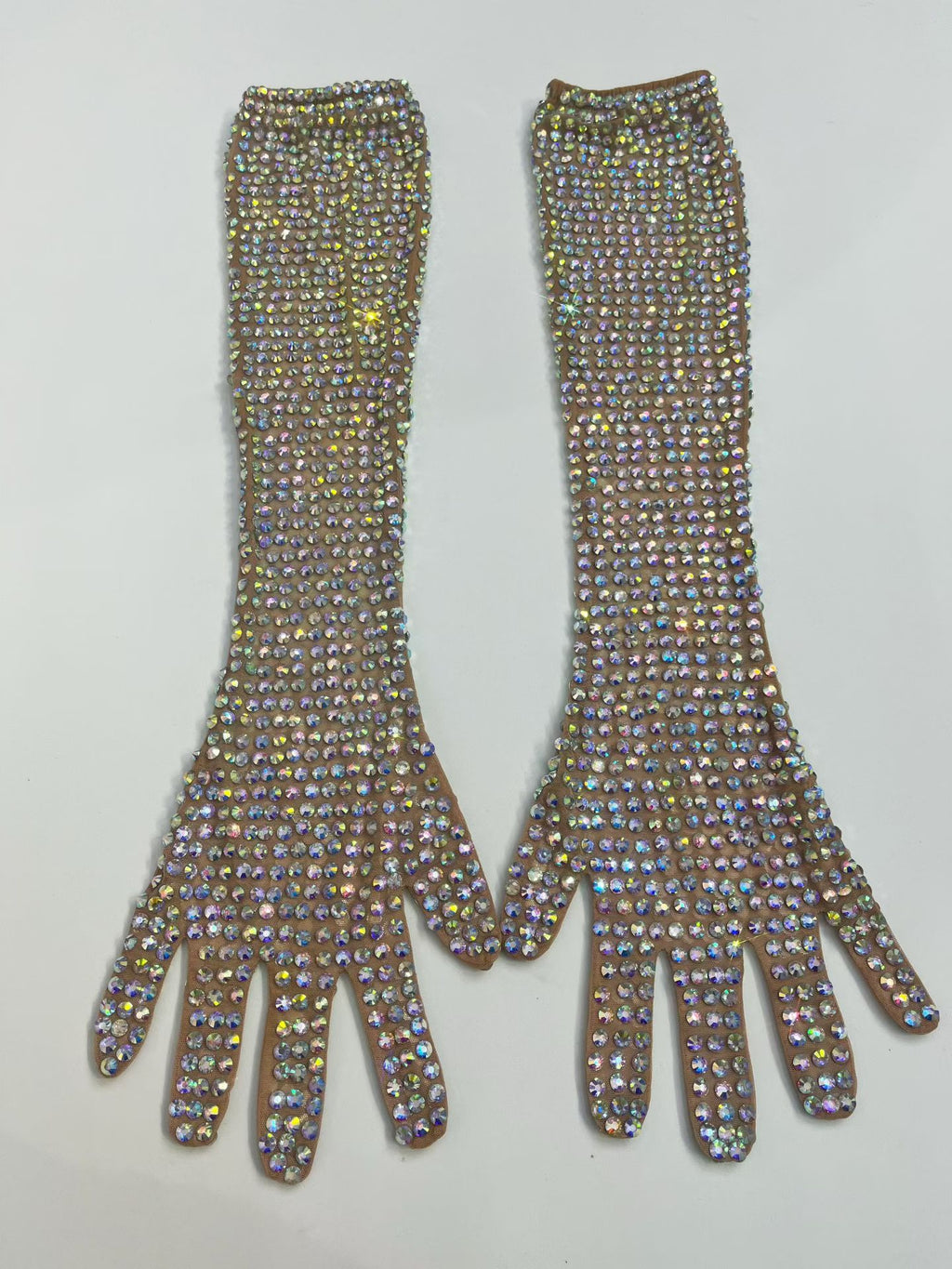 CELESINYI AB Crystal Sparkle Opera Gloves
