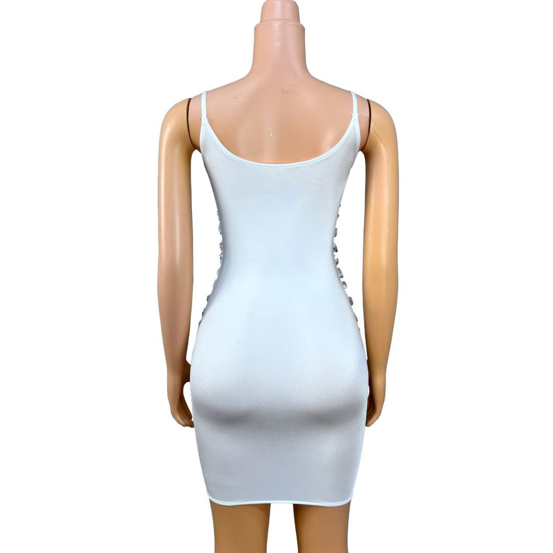 CELESINYI Beixin Crystal Scoop Tank Gown