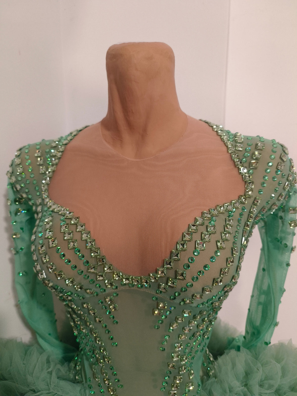 CELESINYI Zhusun Crystal Mint Unitard