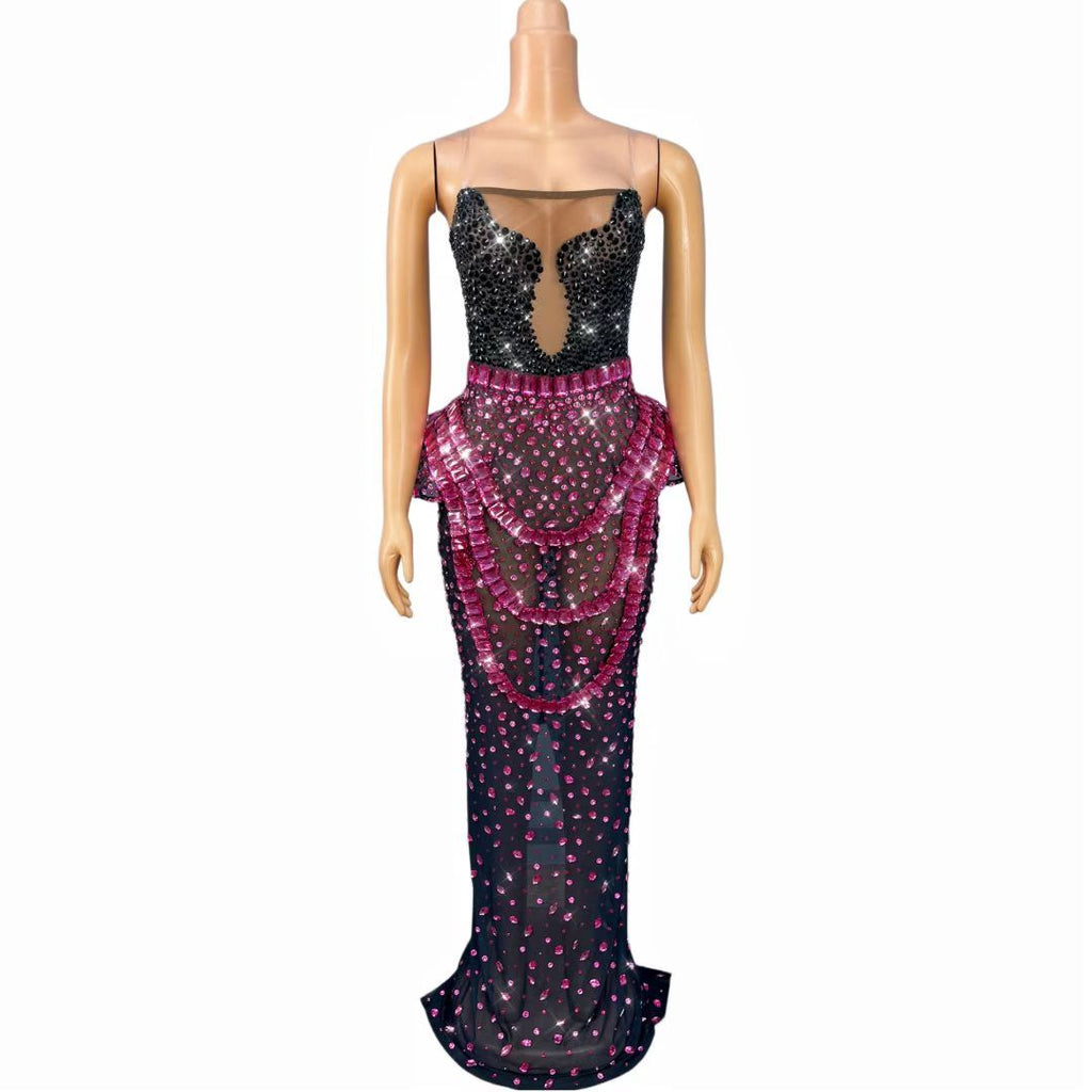 CELESINYI Xiaolanguan Crystal Rose Gown