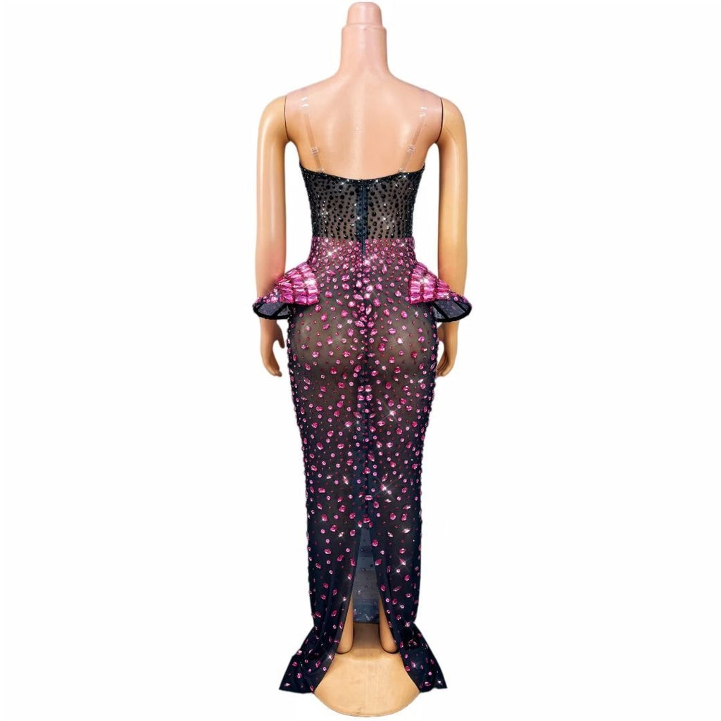 CELESINYI Xiaolanguan Crystal Rose Gown
