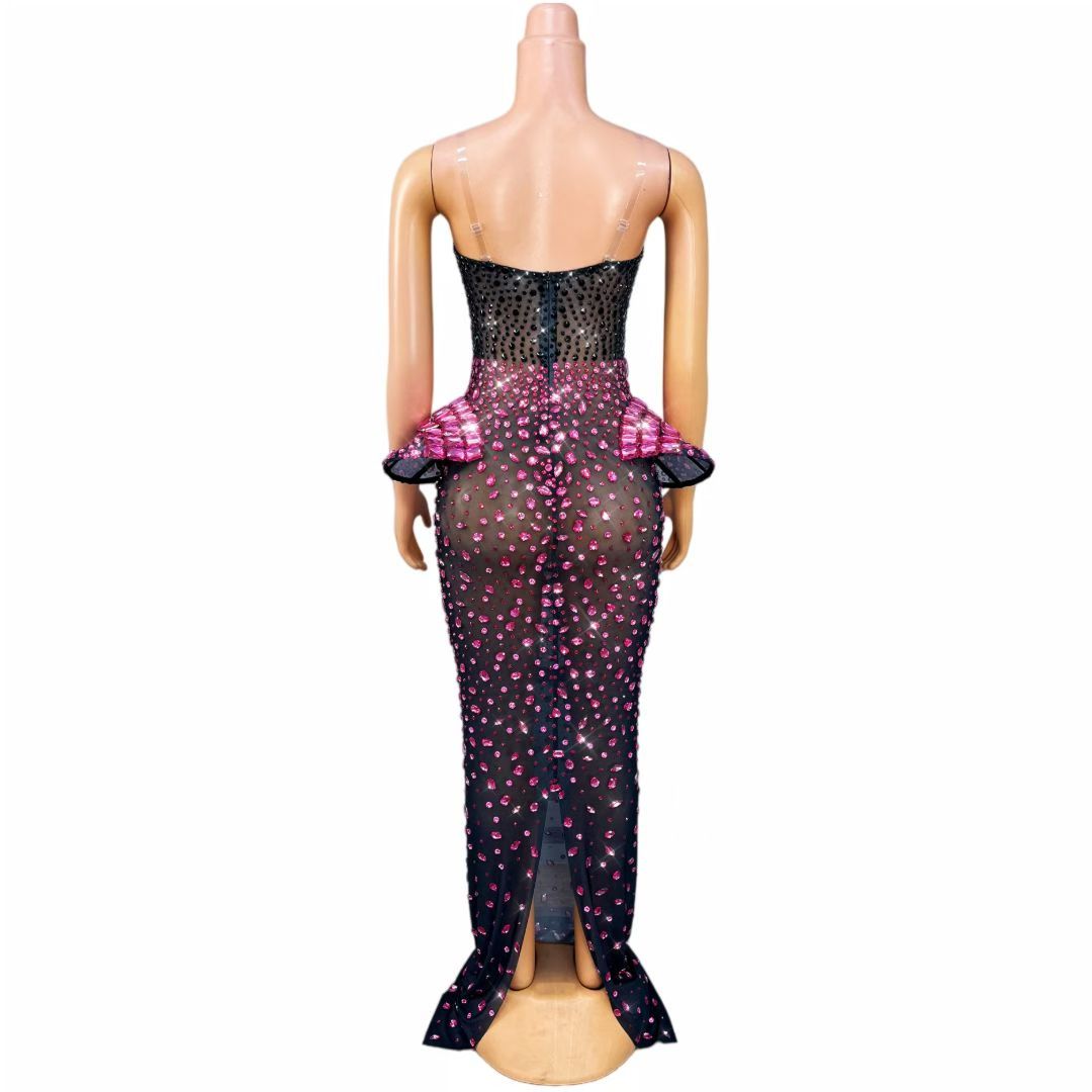CELESINYI Xiaolanguan Crystal Rose Gown