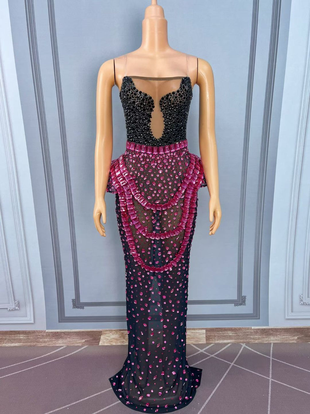CELESINYI Xiaolanguan Crystal Rose Gown