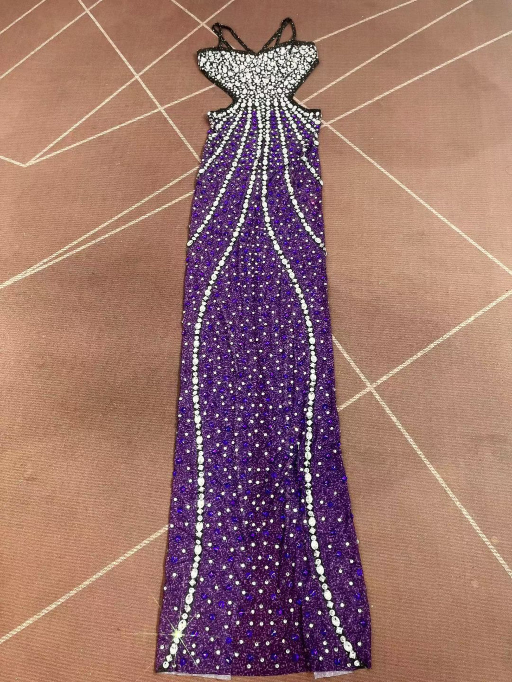 CELESINYI Heiyuwei Crystal Mermaid Gown