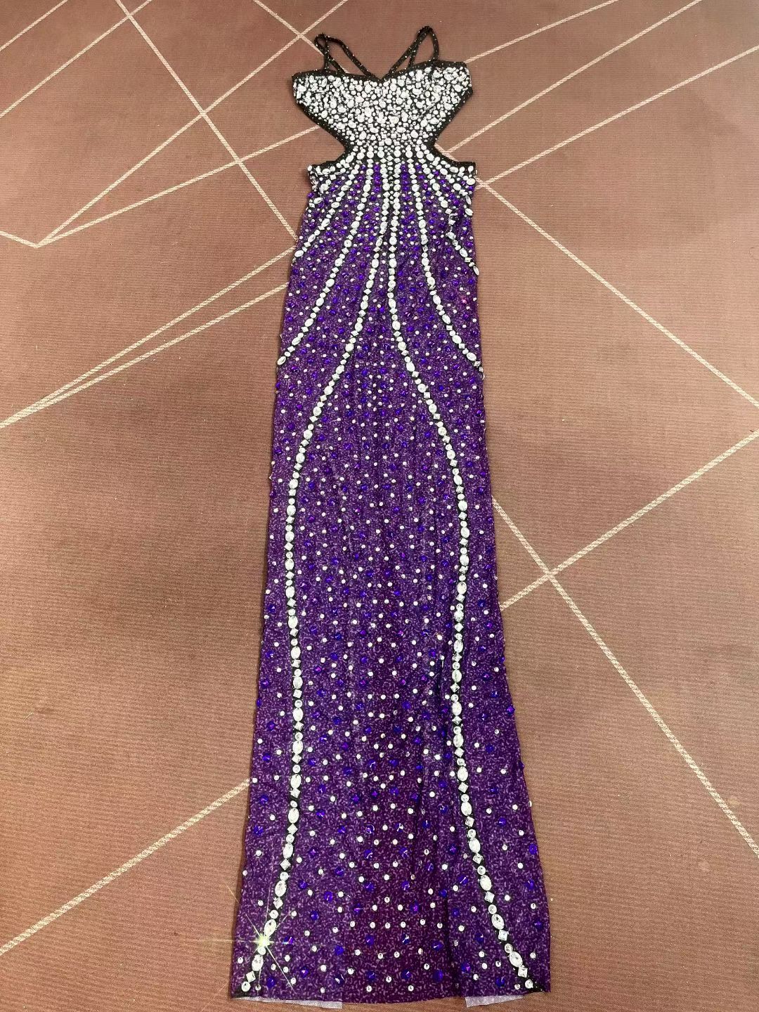 CELESINYI Heiyuwei Crystal Mermaid Gown