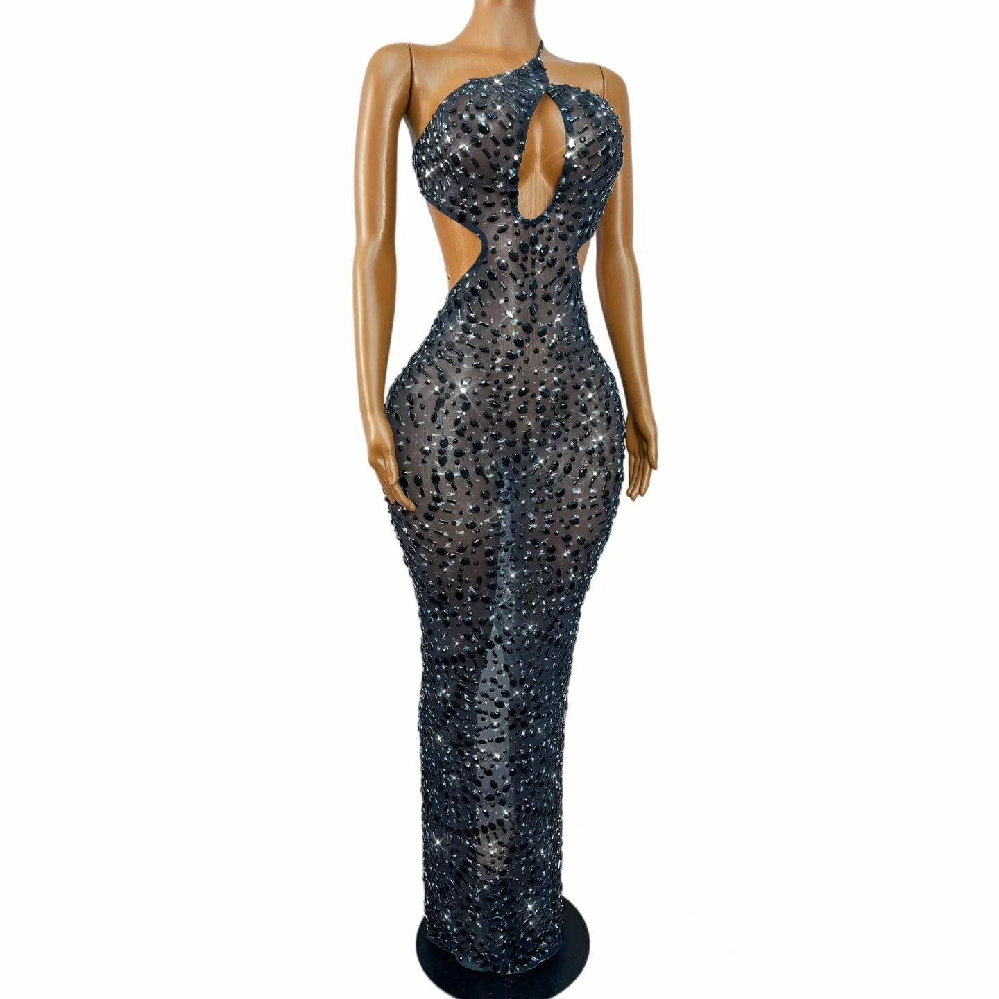 CELESINYI Gaolufen Crystal Black Gown
