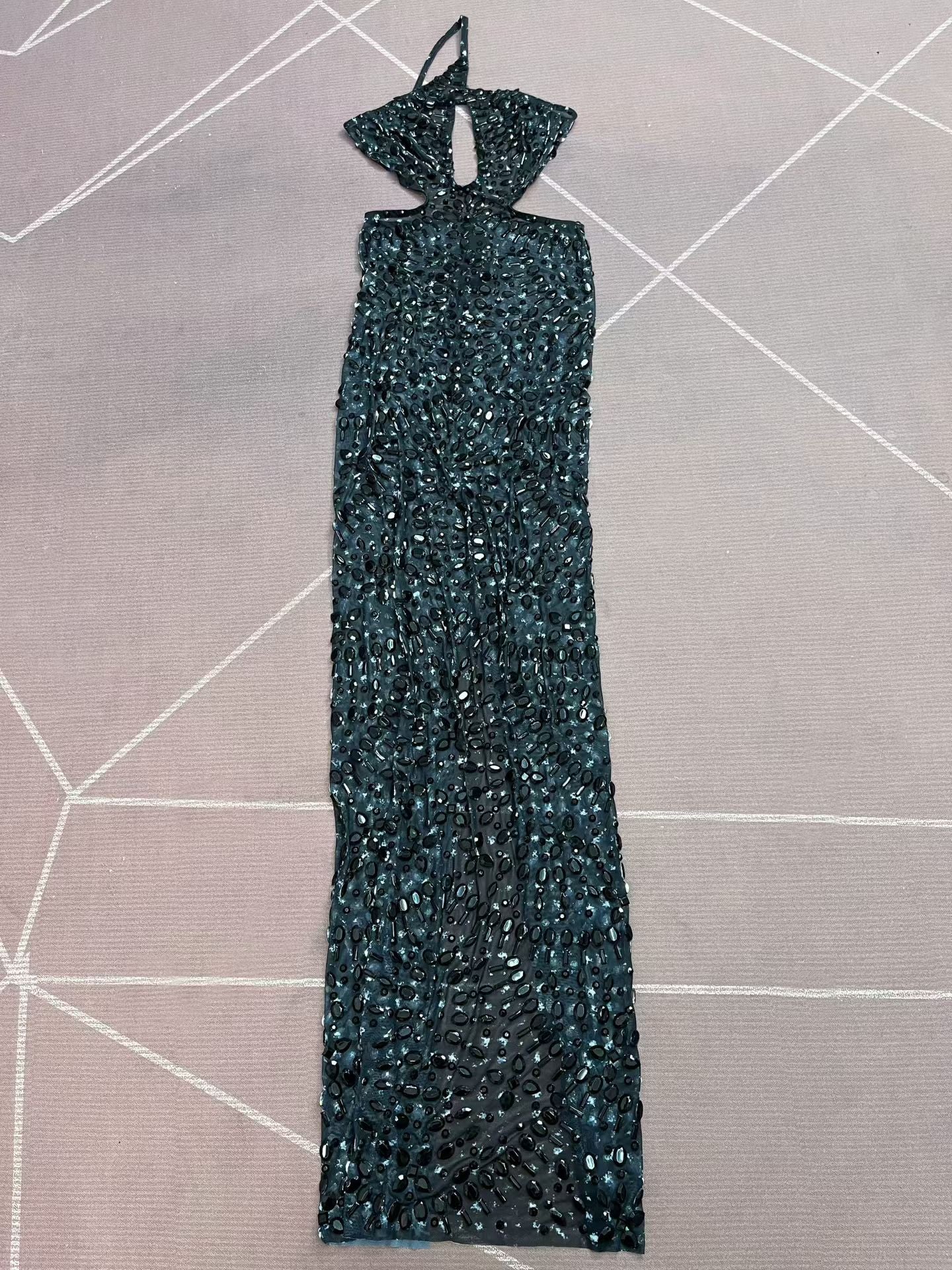 CELESINYI Gaolufen Crystal Black Gown
