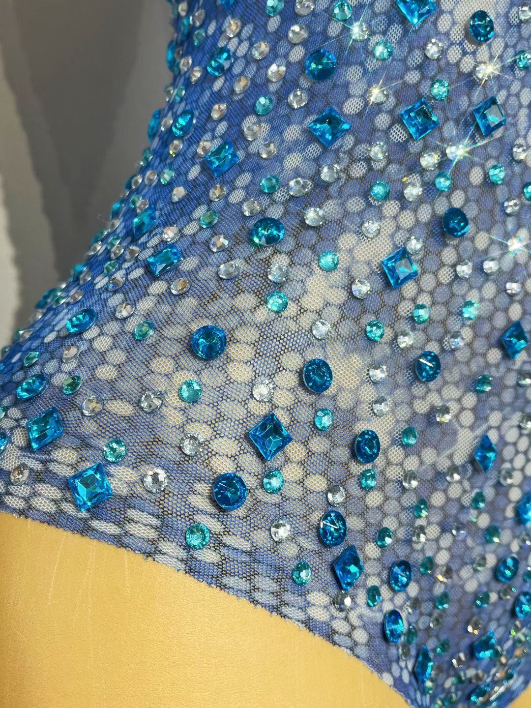 CELESINYI Lansuixing Crystal Blue Gradient Bodysuit