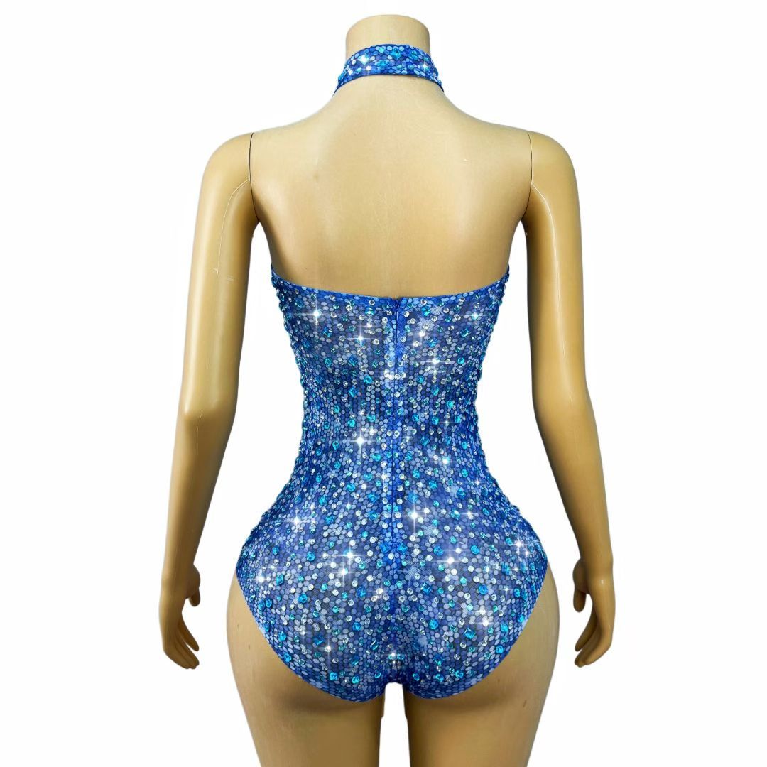 CELESINYI Lansuixing Crystal Blue Gradient Bodysuit