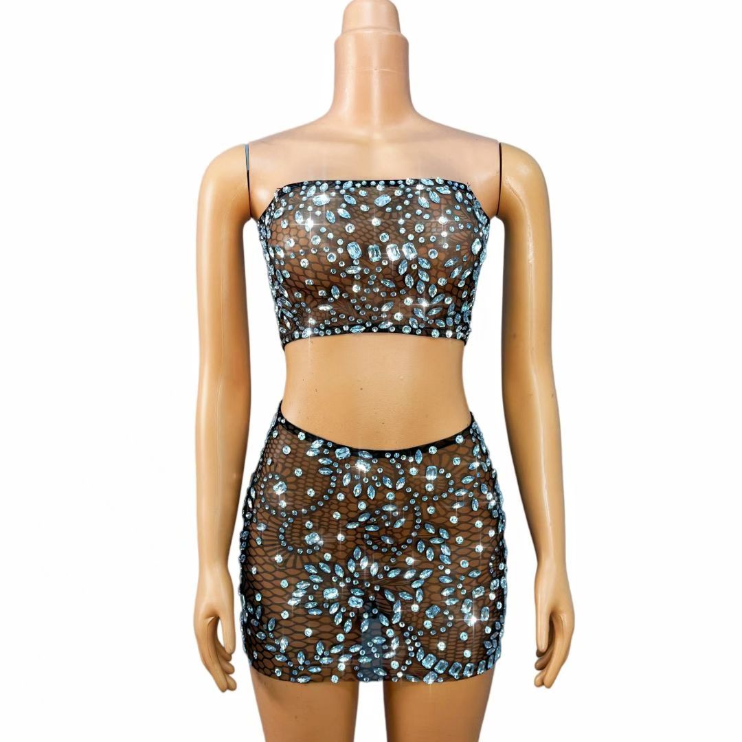 CELESINYI Xiucihua Crystal Two-Piece Set