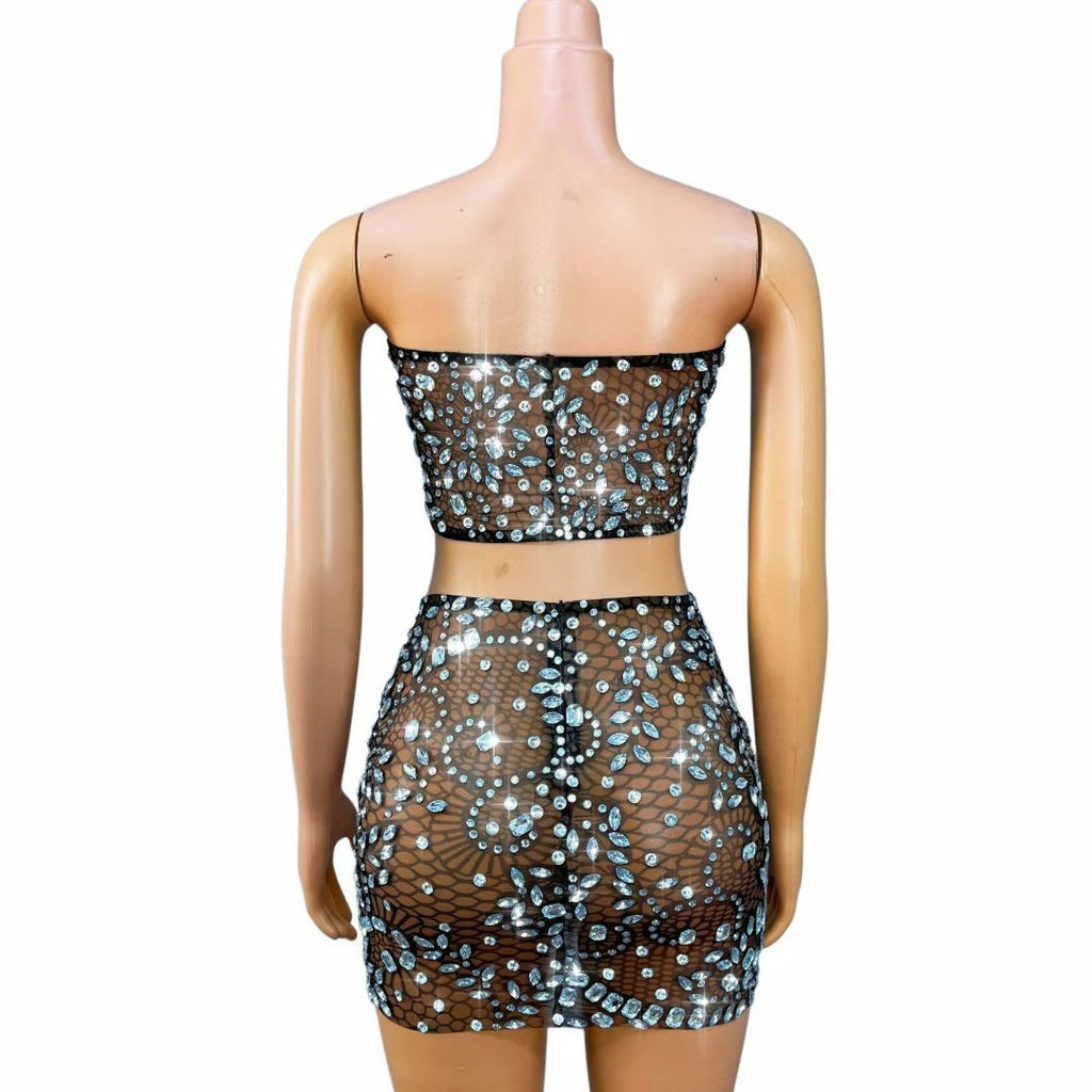 CELESINYI Xiucihua Crystal Two-Piece Set