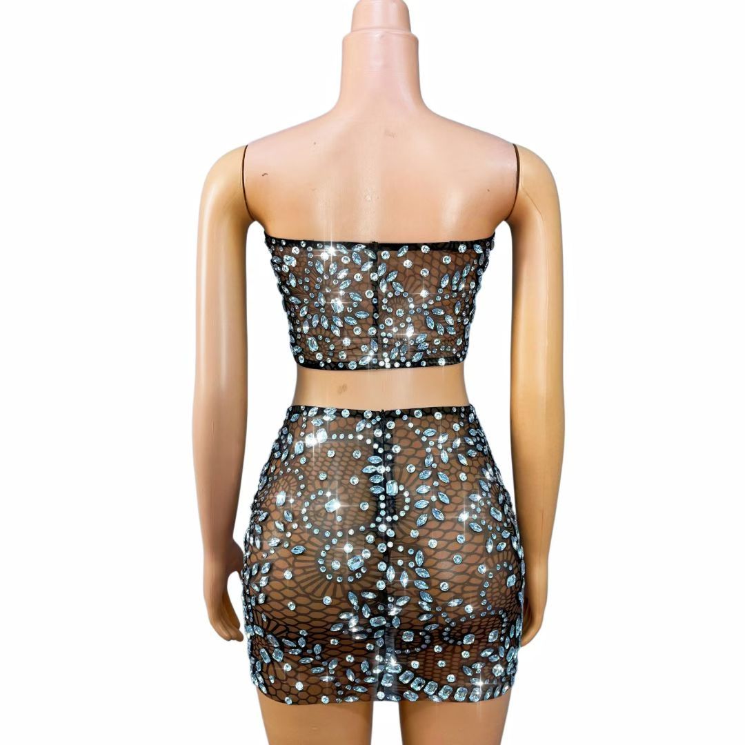 CELESINYI Xiucihua Crystal Two-Piece Set