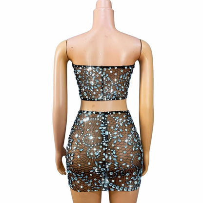 CELESINYI Xiucihua Crystal Two-Piece Set