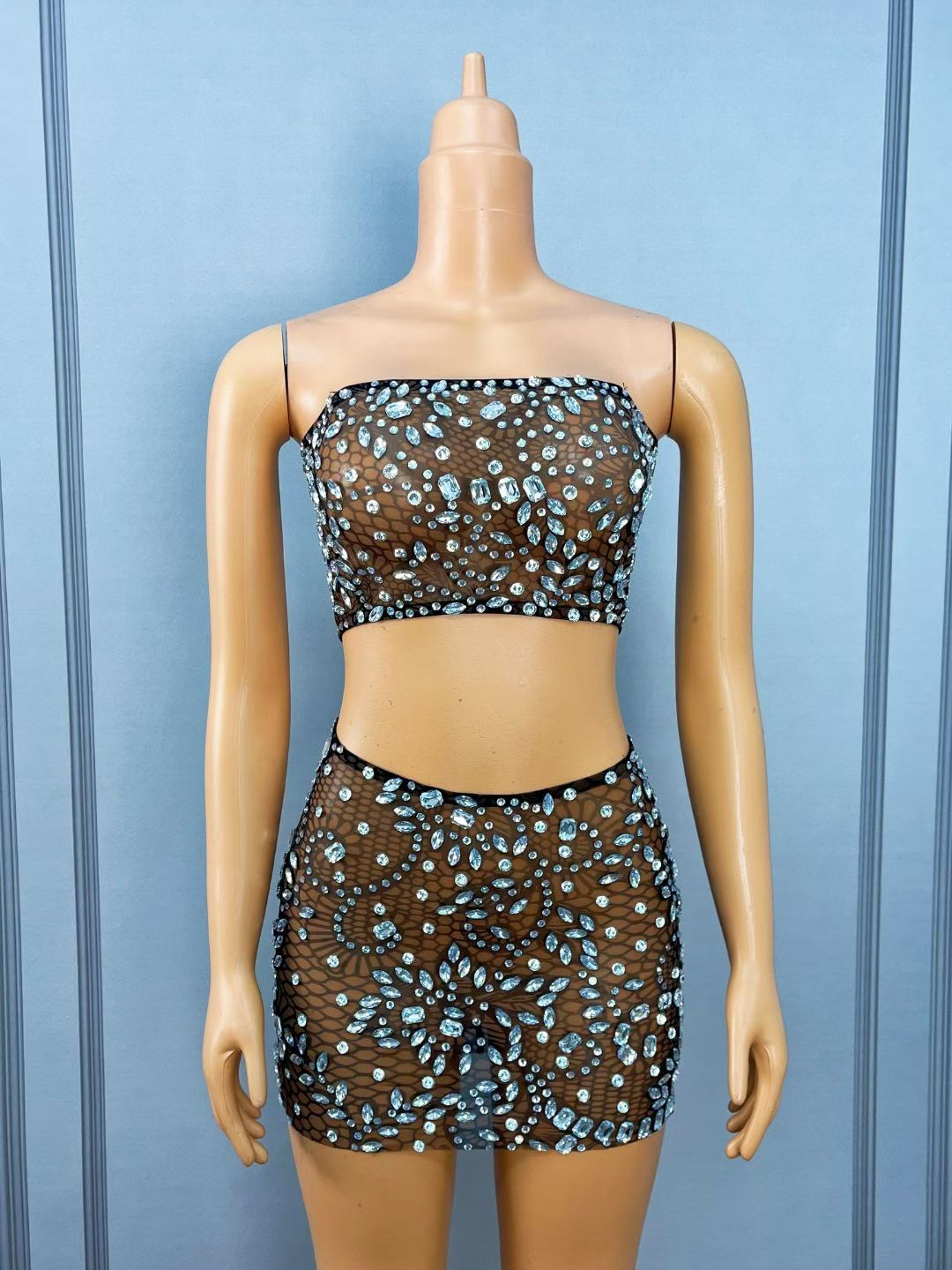 CELESINYI Xiucihua Crystal Two-Piece Set