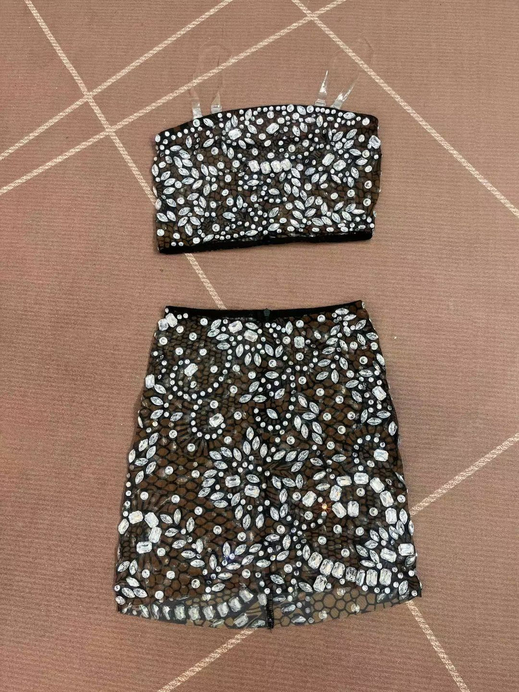CELESINYI Xiucihua Crystal Two-Piece Set