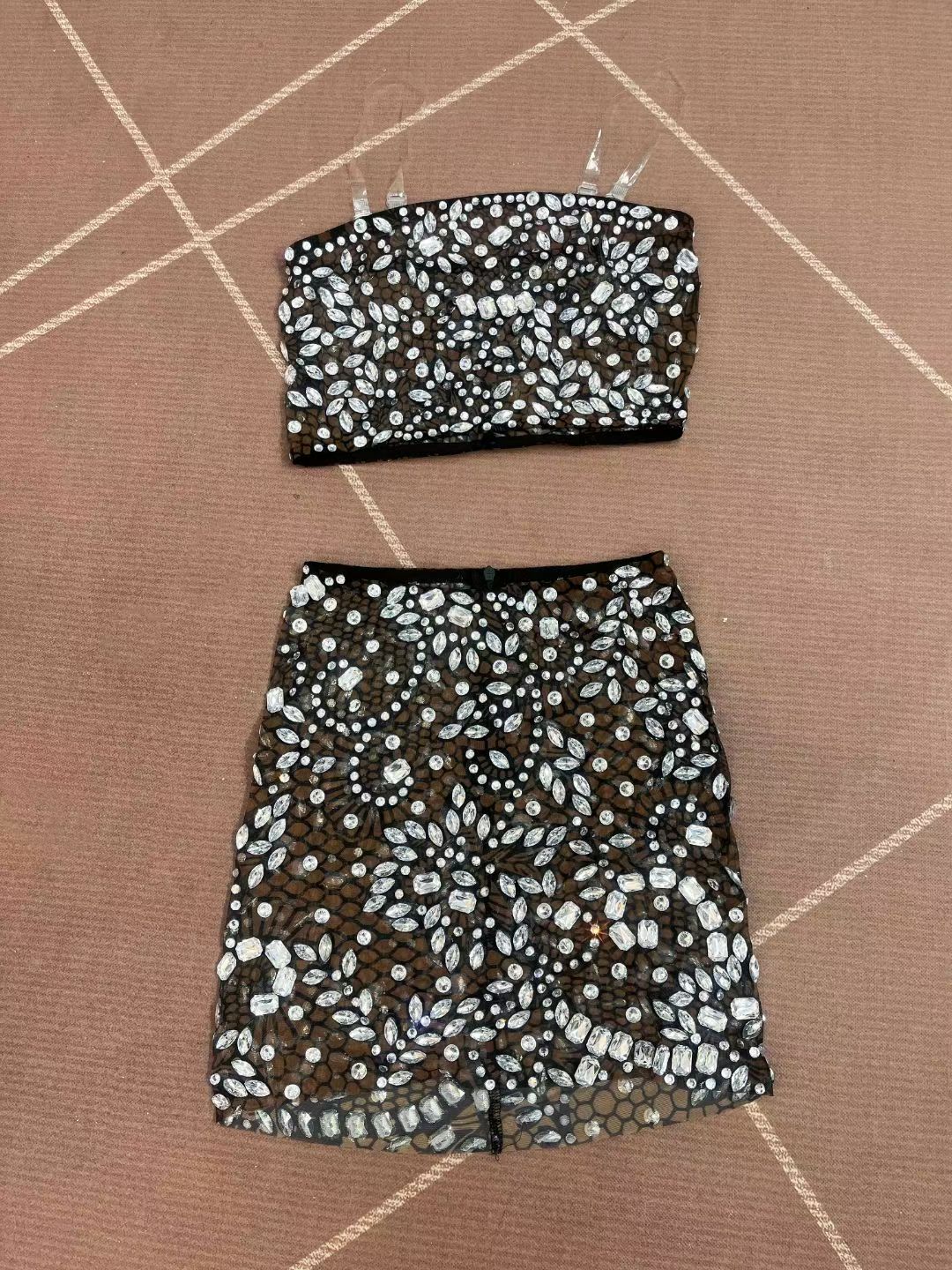 CELESINYI Xiucihua Crystal Two-Piece Set